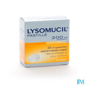 Lysomucil 200 Comp A Sucer - Zuigtabletten 20