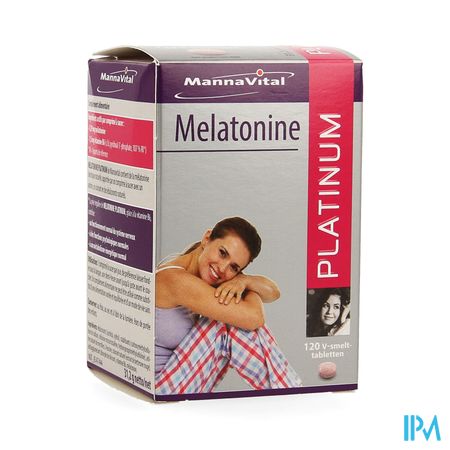 Mannavital Melatonine V-smelttabl 120