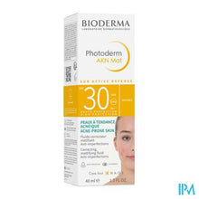 Afbeelding in Gallery-weergave laden, Bioderma Photoderm Akn Mat Spf30 Fluide Nf 40ml
