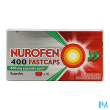 Charger l'image dans la galerie, Nurofen 400 Fastcaps Caps 30x400mg
