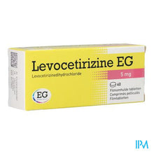 Afbeelding in Gallery-weergave laden, Levocetirizine EG 5 Mg Filmomh Tabl 40
