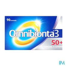 Charger l'image dans la galerie, Omnibionta3 50+ Multivitamines voor Vitaliteit  met Ginseng (90 tabletten)

