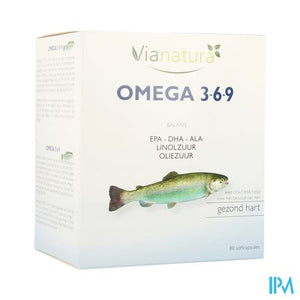 Via Natura Omega 3-6-9 Large Softcaps 80