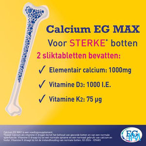 Calcium EG Max K2 1G/1000Ui/75Mcg Filmom.Tabl 90X2