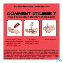 Afbeelding in Gallery-weergave laden, Iso Betadine Germicide Zeep 7,5% 125ml
