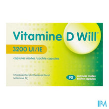 Afbeelding in Gallery-weergave laden, Vitamine D Will 3200ie Zachte Caps 90
