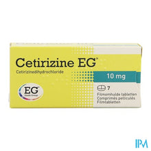 Afbeelding in Gallery-weergave laden, Cetirizine EG           Tabl 7X10Mg
