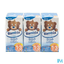 Charger l'image dans la galerie, Bambix Groeimelk Natuur 1-3j 3x200ml
