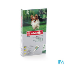 Load image into Gallery viewer, Advantix 40/ 200 Honden < 4kg Fl 6x0,4ml
