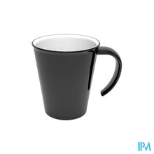 Charger l'image dans la galerie, Ornamin Beker Open Handvat Culinar350ml Zwart/wit

