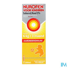 Afbeelding in Gallery-weergave laden, Nurofen Kind Suikervrij Aardbei 2 % 200ml
