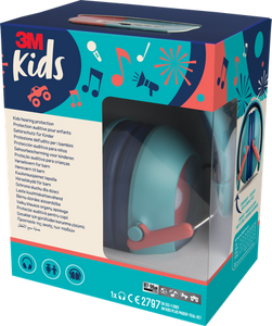3m Kids Plus Gehoorbesch. Oorkap Kind Groenblauw