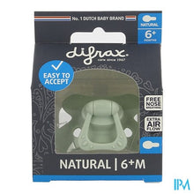 Charger l'image dans la galerie, Difrax Fopspeen Natural 6m+ Uni/pure Groen/pistac.
