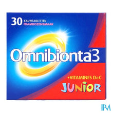 Charger l'image dans la galerie, Omnibionta3 Junior Multivitamines voor Kinderen (30 tabletten)
