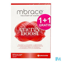 Load image into Gallery viewer, Mbrace Energy Boost Tabl 60x2 1+1 Gratis
