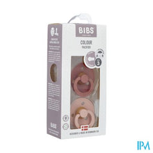 Load image into Gallery viewer, Bibs 3 Fopspeen Duo Woodchuck Blush
