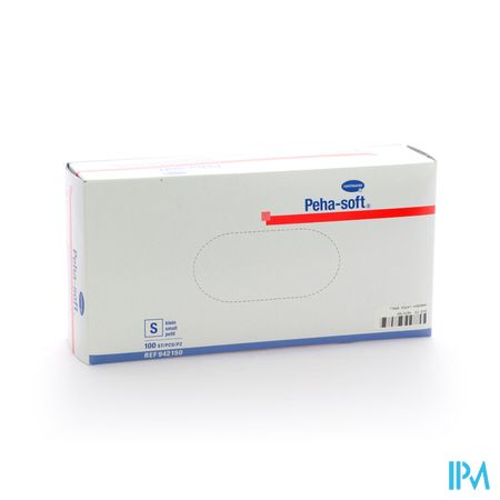 Peha Soft Handschoen Latex N/st +pdr S 100 9421509