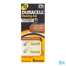 Afbeelding in Gallery-weergave laden, Duracell Easytab Hoorbatterij Da10 6 Geel
