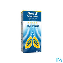 Afbeelding in Gallery-weergave laden, Siroxyl Carbocisteine 250mg/5ml Siroop 250ml
