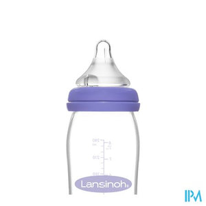 Lansinoh Zuigfles Glas + Speen 240ml 4