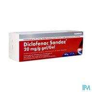 Diclofenac 180g Sandoz 20mg/g Gel
