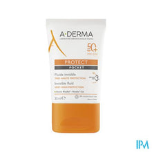 Load image into Gallery viewer, Aderma Protect Pocket Fluide Onzichtb. Spf50+ 30ml
