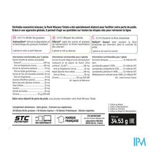 Stc Nutrition Pack Minceur Totale