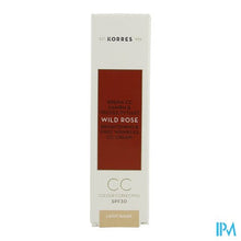 Charger l'image dans la galerie, Korres Kf Wild Rose Cc Cream Spf30 Light 30ml
