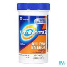 Load image into Gallery viewer, Omnibionta3 All Day Energy Multivitamines voor Energie (90 tabletten)
