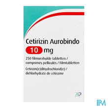 Afbeelding in Gallery-weergave laden, Cetirizin Aurobindo 10mg Filmomh Tabl 250
