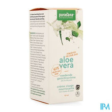 Load image into Gallery viewer, Purasana Vegan Aloe Vera Voedende Gezichtscr 50ml
