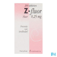 Load image into Gallery viewer, Z Fluor Tabl 200 X 0,25mg
