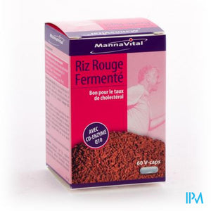 Mannavital Rode Rijst Gefermenteerd+co Enzyme Q10