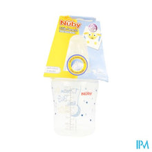 Afbeelding in Gallery-weergave laden, Nuby Little Moments Zuigflesje Blauw 270ml 0m+
