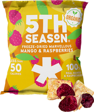 Afbeelding in Gallery-weergave laden, 5th Season Mango &amp; Raspberry Bites Bio 14g
