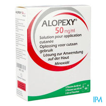 Charger l&#39;image dans la galerie, Alopexy Pi Pharma 50mg/ml Opl Cutaan Fl 3x60ml Pip
