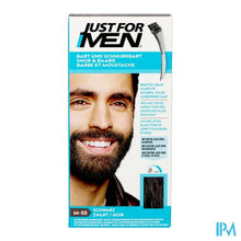 Charger l'image dans la galerie, Just For Men Snor&amp;baard Color Zwart M-55 28g
