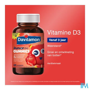 Davitamon Junior Gummies Aardbei 60