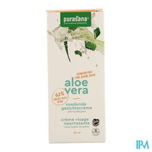 Load image into Gallery viewer, Purasana Vegan Aloe Vera Voedende Gezichtscr 50ml
