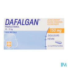 Charger l'image dans la galerie, Dafalgan 150mg Suppos 12 Kleine Kinderen
