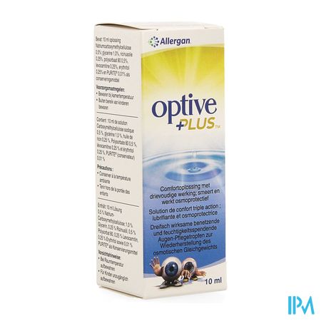 Optive Plus Sol Ster 1x10ml