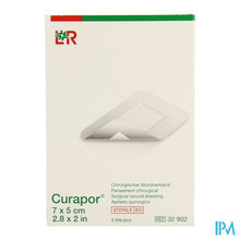 Load image into Gallery viewer, Curapor Verb Chirurg. Steriel 7cmx 5cm 5 32902
