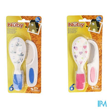 Load image into Gallery viewer, Nuby Kam &amp; Borstel Set - 3m+

