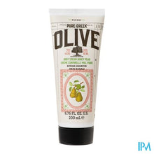 Load image into Gallery viewer, Korres Kb Olijf &amp; Honing Peer Lichaamscreme 200ml
