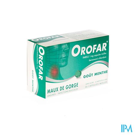 Orofar Menthe-munt Forte 36 Perles