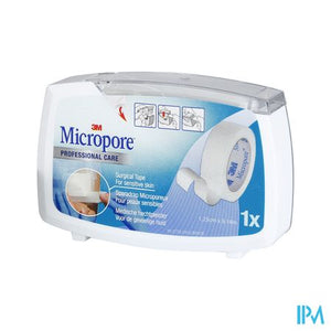 Micropore 3m 12,5mmx9,1m Nieuwe Dispenser 1530p-0d