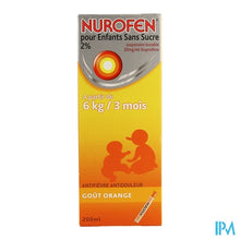 Charger l'image dans la galerie, Nurofen Kind Sinaas Susp Suikervrij 200ml
