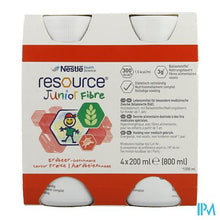 Afbeelding in Gallery-weergave laden, Resource Junior Fibre Aardbei 4x200ml
