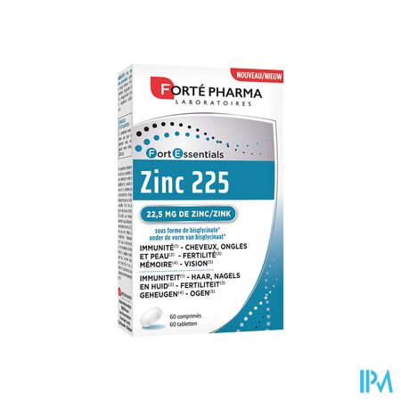 Zink 225 Forte Pharma Tabl 60