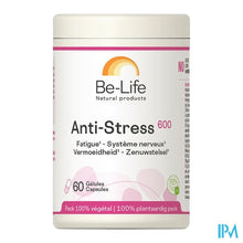 Load image into Gallery viewer, Anti Stress 600 Be Life Pot Caps 60
